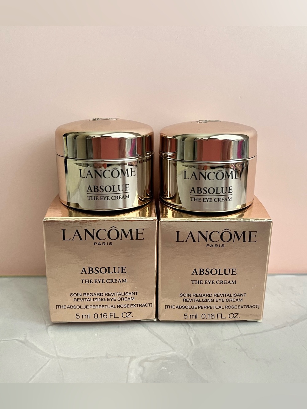 2 PCS ABSOLUE THE EYE CREAM
Wrinkle Reducing & Smoothing 5ml*2=10 mL